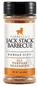 Jack Stack Barbecue JK00307-6 All-Purpose Rub, Solid, Bell Pepper, Garlic, Onion, 7 oz Shaker Bottle