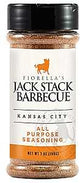 Jack Stack Barbecue JK00307-6 All-Purpose Rub, Solid, Bell Pepper, Garlic, Onion, 7 oz Shaker Bottle