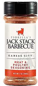 Jack Stack Barbecue JK00105-6 BBQ Rub, Garlic, 7 oz Shaker Bottle