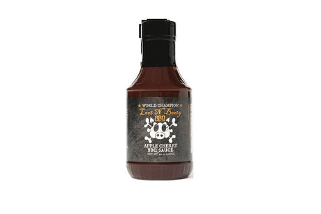 Loot N' Booty BBQ LB02104 BBQ Sauce, Liquid, Apple Cherry, 20 oz Bottle
