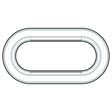 Lewmar 393180262 Size 1RE Opening Stainless Portlight