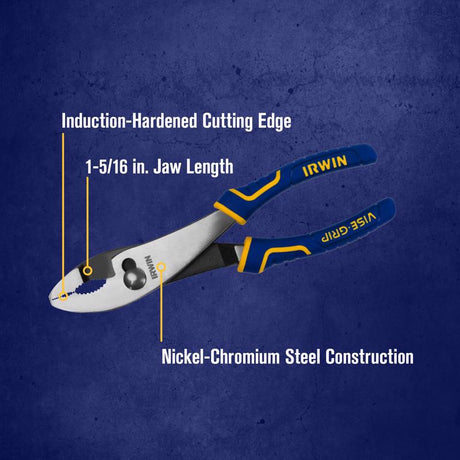 Irwin Vise-Grip 8 in. Steel Slip Joint Pliers