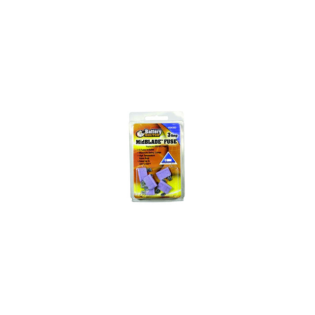 Battery Doctor Midblade ATO/ATC Fuses, 3A, 5/Pk