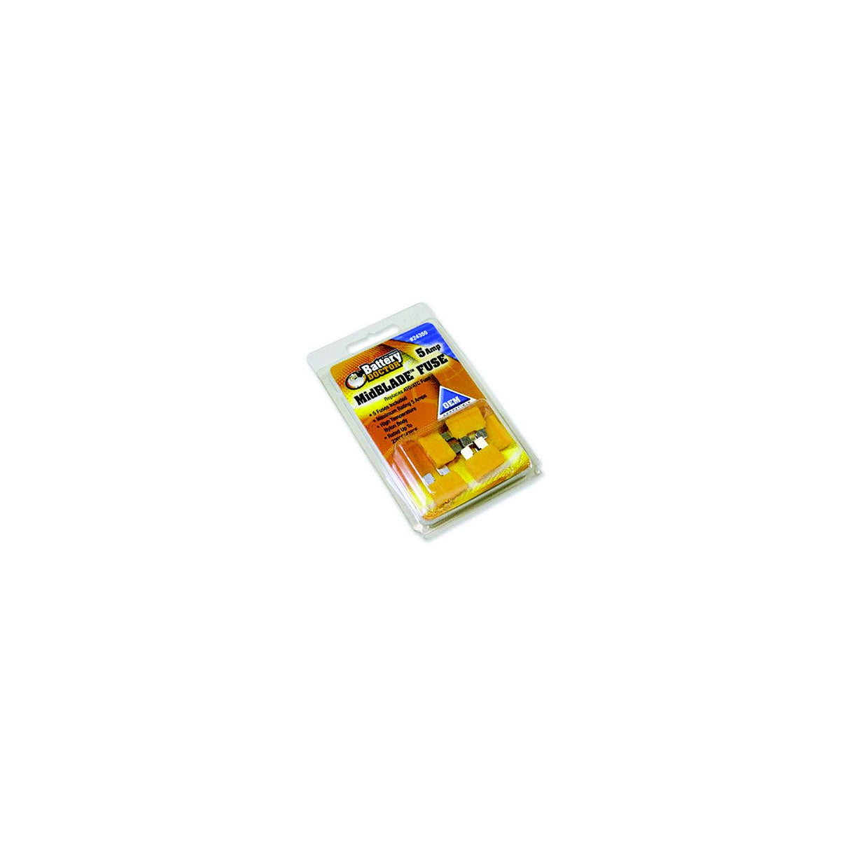 Battery Doctor Midblade ATO/ATC Fuses, 5A, 5/Pk