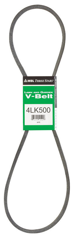 Mitsuboshi Super KB Standard V-Belt 0.5 in. W X 50 in. L For Riding Mowers