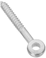 National Hardware 296BC Series N131-227 Screw Eye, 3-1/4 in L Thread, 5 in OAL, 150 lb Working Load, Steel, Zinc