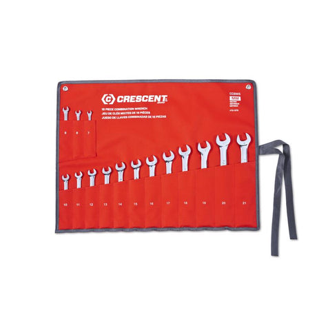Crescent 12 Point Metric Combination Wrench Set 14.9 in. L 15 pk
