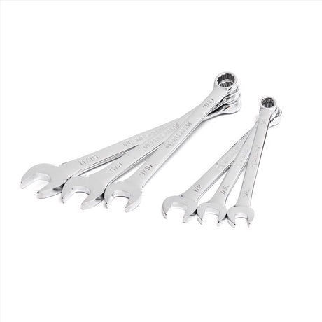 Crescent 12 Point SAE Combination Wrench Set 10.8 in. L 6 pk