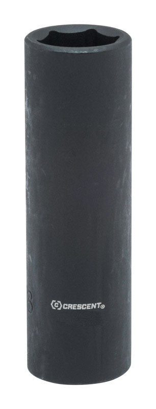 Crescent 13 mm X 1/2 in. drive Metric 6 Point Deep Impact Socket 1 pc