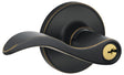 Schlage J Series J54 SEV 716 Entry Lever, Mechanical Lock, Aged Bronze, Metal, Residential, 3 Grade, ADA Compliant