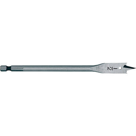 DEWALT DW1574 Spade Drill Bit, 1/2 in Dia, 6 in OAL, 1/4 in Dia Shank, Hex Shank