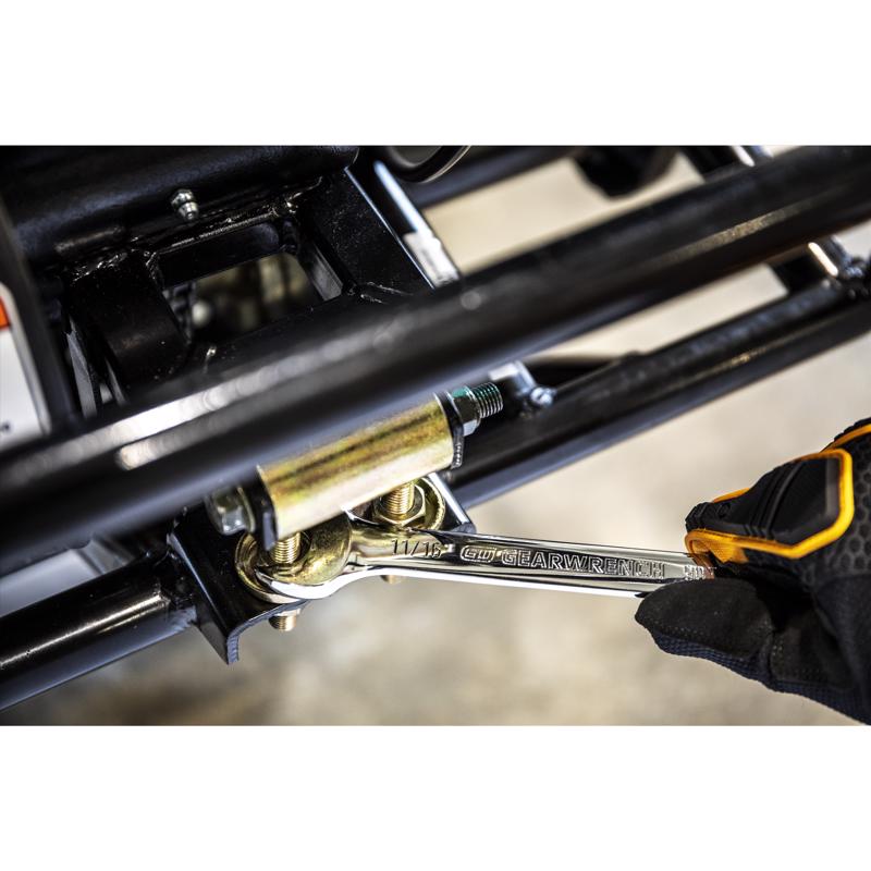 GEARWRENCH 9/16 inch in. X 9/16 inch in. 12 Point SAE Ratcheting Combination Wrench 7.504 in. L 1 pc