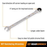 GEARWRENCH 10 mm 12 Point Metric Combination Wrench 6.125 in. L 1 pc