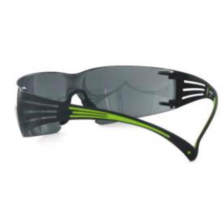 3M SecureFit Anti-Fog Safety Glasses Gray Lens Black Frame 1 pc