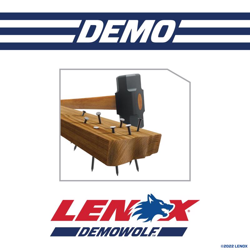 Lenox DEMOWOLF 6 in. Bi-Metal Reciprocating Saw Blade 6 TPI 5 pk