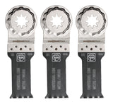 Fein StarlockPlus 1-1/8 in. X 1-1/8 in. L Bi-Metal E-Cut Universal Saw Blade 3 pk