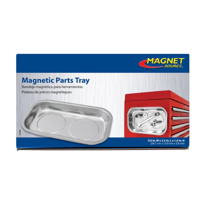 Magnet Source 9.5 in. L X 5.5 in. W Silver Magnetic Tray 1 pc