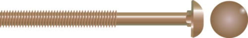 Carriage Bolt, 5/16-18 x 4"