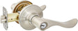 Schlage J Series J54VSEV619 Entry Lever, Mechanical Lock, Satin Nickel, Metal, Residential, 3 Grade, ADA Compliant