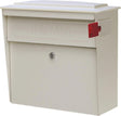 Mail Boss 7173 Townhouse MailBox, Steel, Galvanized/Powder-Coated, White, 15-3/4 in W, 7-1/2 in D, 16 in H