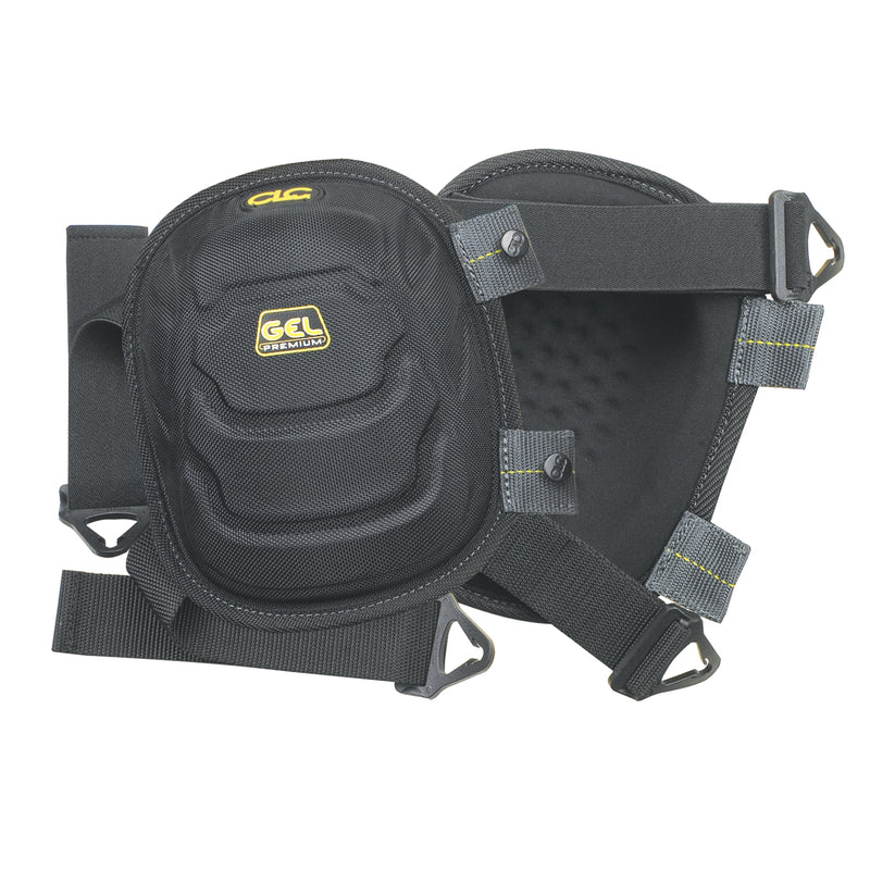 CLC Gel-Tek 7.37 in. L X 5.5 in. W Knee Pads Black