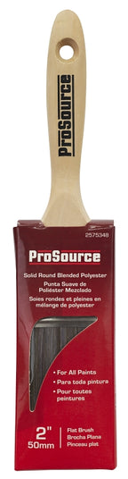 ProSource OR 11601 0200 Pain Wt Brush, 2 in W, Flat cut Brush, Polyester Bristle