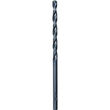 Milwaukee 48-89-2722 Jobber Drill Bit, 1/4 in Dia, 4 in OAL, Parabolic Flute, 3-Flute, 1/4 in Dia Shank