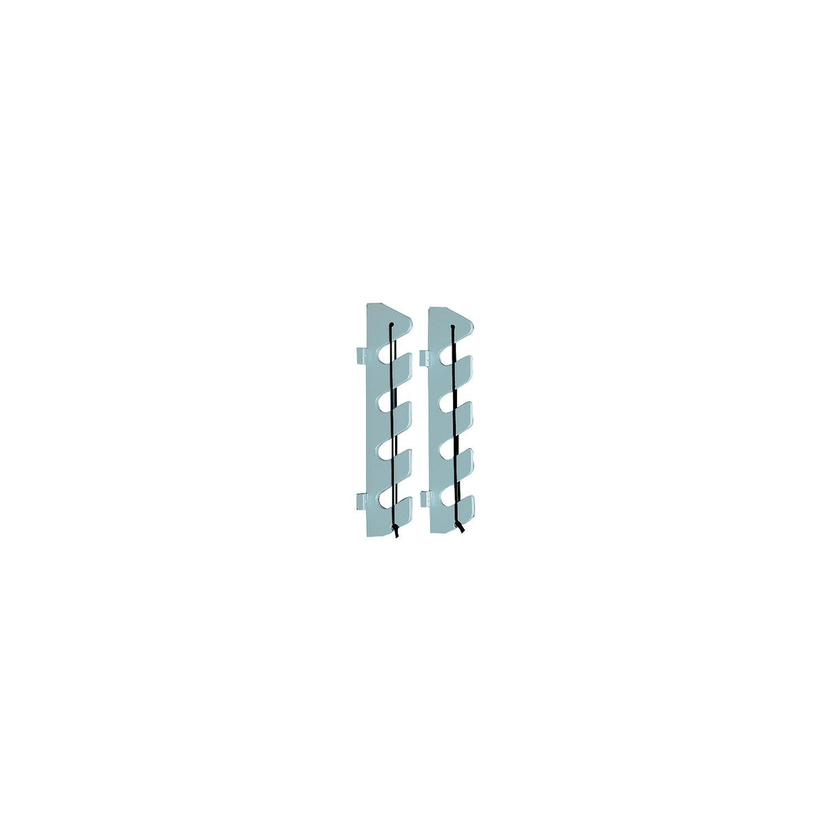 4 Rod Holder w/Bungee &amp; Bracket White