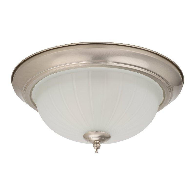 Boston Harbor OG24009B Ceiling Light, 2-Lamp, CFL Lamp, Satin Nickel Fixture