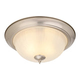 Boston Harbor OG24009B Ceiling Light, 2-Lamp, CFL Lamp, Satin Nickel Fixture