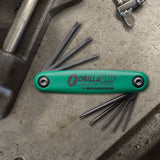 Bondhus 12634 Fold-Up Key Set, 8-Piece, ProGuard, Specifications: Gorilla Grip