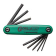 Bondhus 12634 Fold-Up Key Set, 8-Piece, ProGuard, Specifications: Gorilla Grip