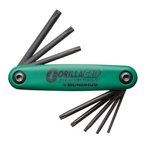 Bondhus 12634 Fold-Up Key Set, 8-Piece, ProGuard, Specifications: Gorilla Grip