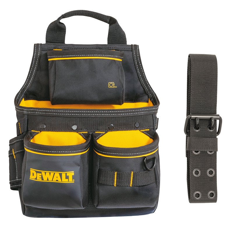 DEWALT DWST540201 Professional Nail Pouch, 13-Pocket, 1680D Fabric/Tarpaulin, 4-5/8 in W, 15-5/8 in H, 51-7/8 in D