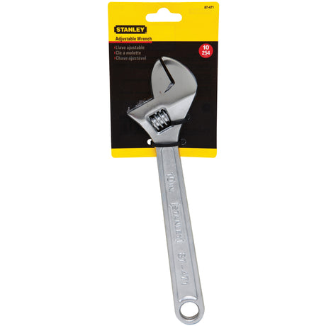 Stanley Metric and SAE Adjustable Wrench 10 in. L 1 pc