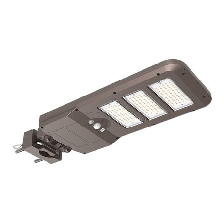 Halo SLST455MB Solar Flood Light, LED Lamp, 4500 Lumens, 5000 K Color Temp, Polycarbonate Fixture, Bronze Fixture