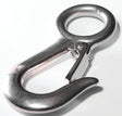 Baron 2311S-1-1/8 Rigid Eye Snap, 1-1/8 in, 400 lb Working Load, Stainless Steel, Nickel-Plated