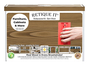 Retique It RQ-WNK16-BARN-1B Multi-Purpose Wood'n Kit, Matte, Barn Wood