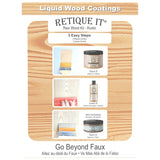 Retique It RQ-RW16-RUST-1B Raw Wood Kit, Matte