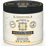 Retique It Wood'n RQ-WNP16-BLCH-R10 Primer, Bleached Wood, 16 oz