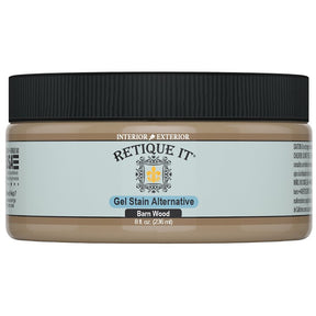 Retique It RQ-GS08-BARN-R8 Stain Alternative, Barn Wood, Gel, 8 oz