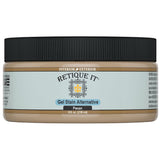 Retique It RQ-GS08-PECA-R8 Stain Alternative, Pecan, Gel, 8 oz