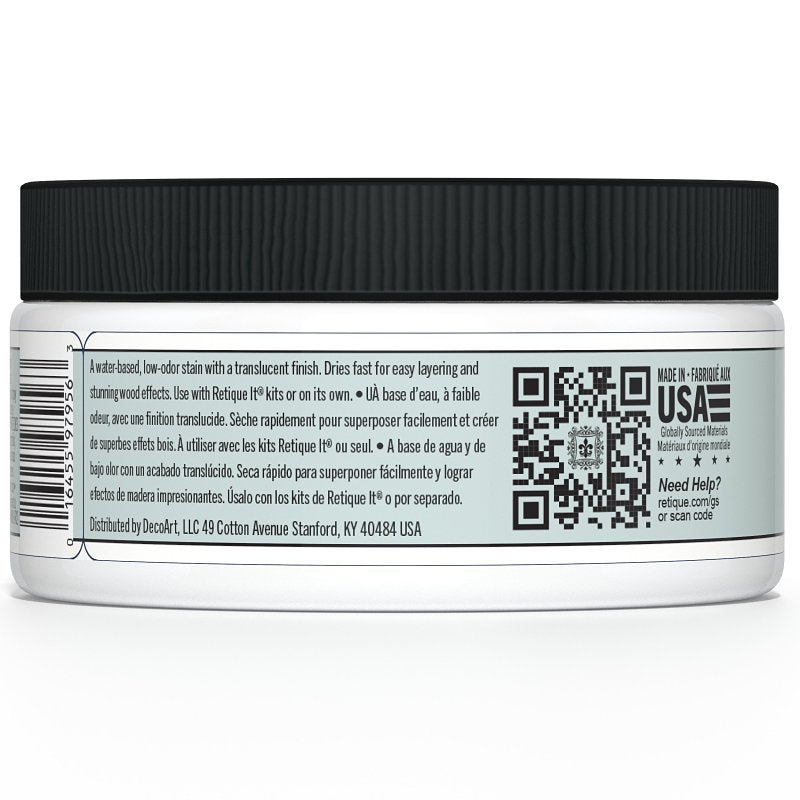 Retique It RQ-GS08-WWSH-R8 Stain Alternative, White Wash, Gel, 8 oz