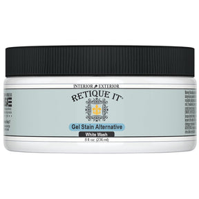 Retique It RQ-GS08-WWSH-R8 Stain Alternative, White Wash, Gel, 8 oz