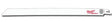Milwaukee SAWZALL 48-01-2094 Reciprocating Saw Blade, 3/4 in W, 12 in L, 8/12 TPI, Bi-Metal Cutting Edge