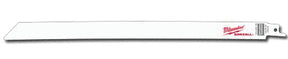 Milwaukee SAWZALL 48-01-2094 Reciprocating Saw Blade, 3/4 in W, 12 in L, 8/12 TPI, Bi-Metal Cutting Edge