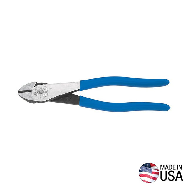 Klein Tools D2000-28 Diagonal Plier, 8.063 in OAL, 3/4 in Jaw Opening, Light Blue Handle, 1.188 in W Jaw, 0.813 in L Jaw