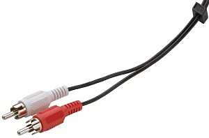 Zenith AC1006SB Stereo Cable, Black Sheath, 6 ft L