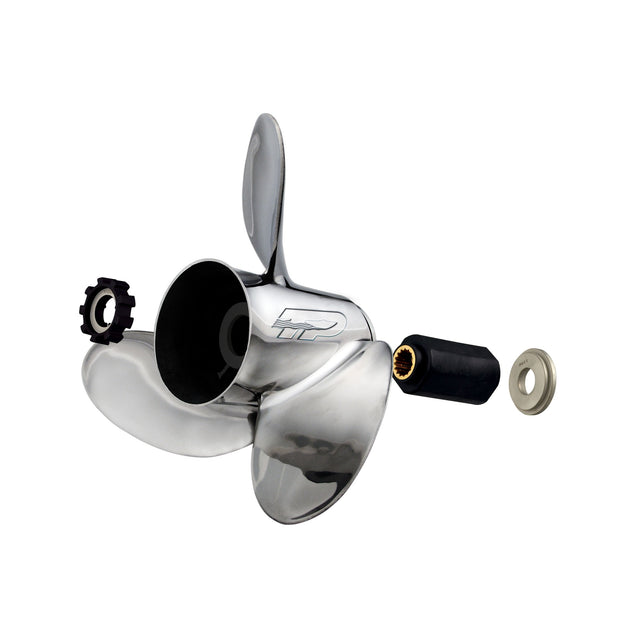 Turning Point Propellers 31511920 Express Mach3 OS Propeller 15.6x19, 3-Blade Stainless Steel, LH Rotation