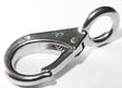 Baron 249S-2 Rigid Eye Snap, 1-1/6 in, 660 lb Working Load, Stainless Steel, Nickel-Plated
